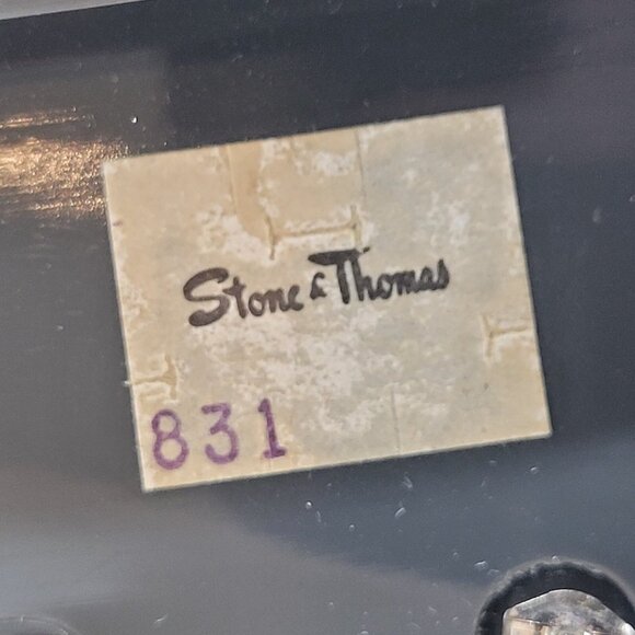 Trifari Geometric Color Block Inlay Stud Earrings Surgical Steel Posts - Picture 4 of 4